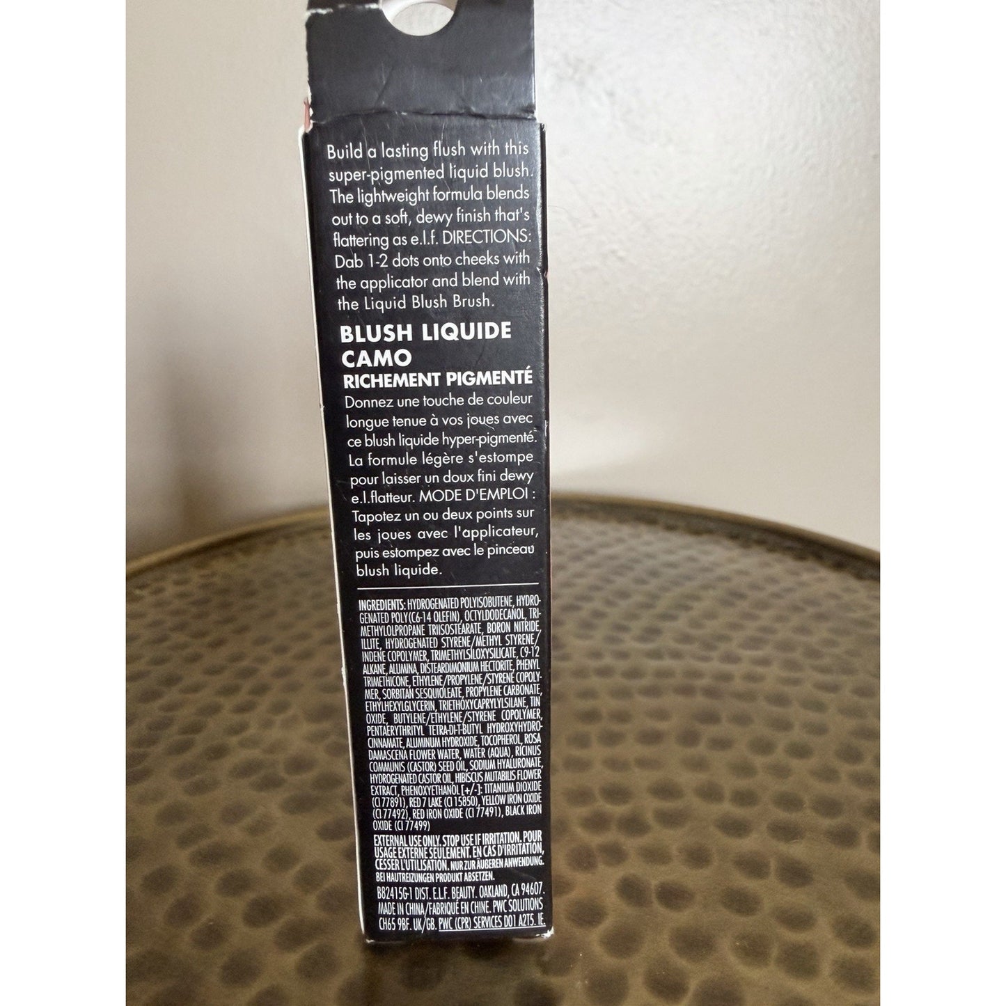 e.l.f. Camo Liquid Blush Dusty Rosé High Pigment 0.13 oz New