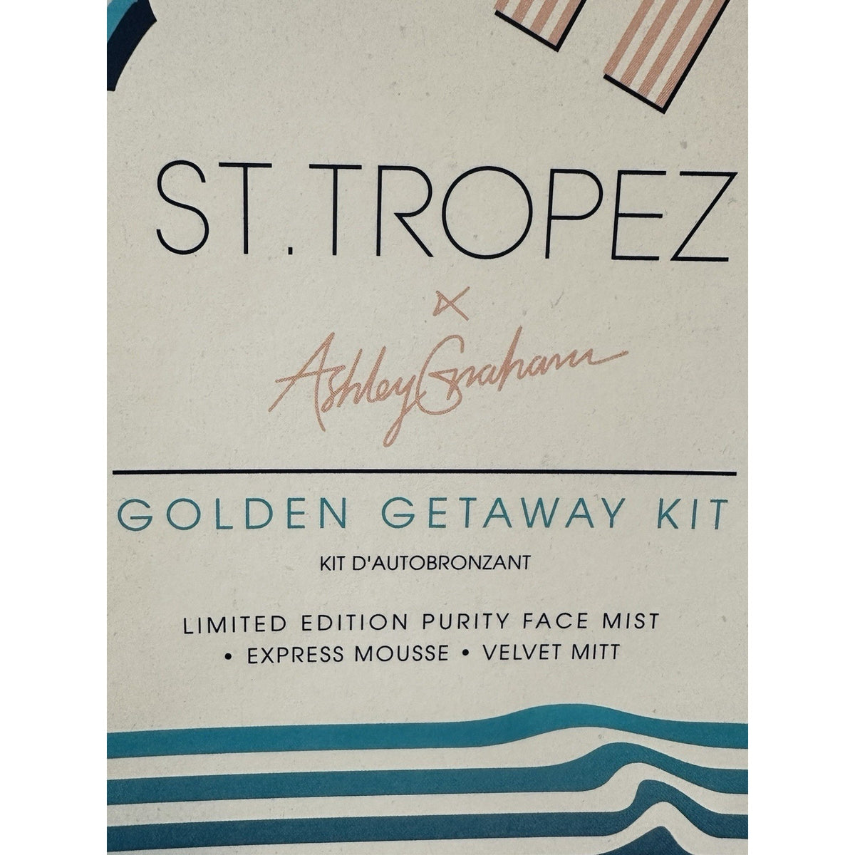 St Tropez Ashley Graham Golden Getaway Self Tan Kit Sealed Express Mousse