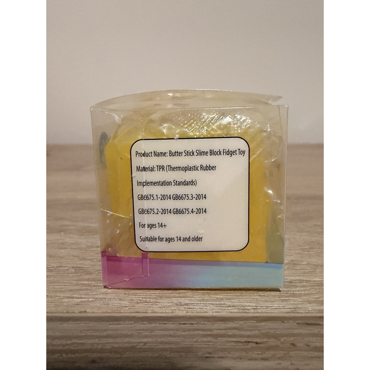 Coconut Oil Filled Butter Squishy 4 Oz Sensory Fidget Squeeze ASMR Toy