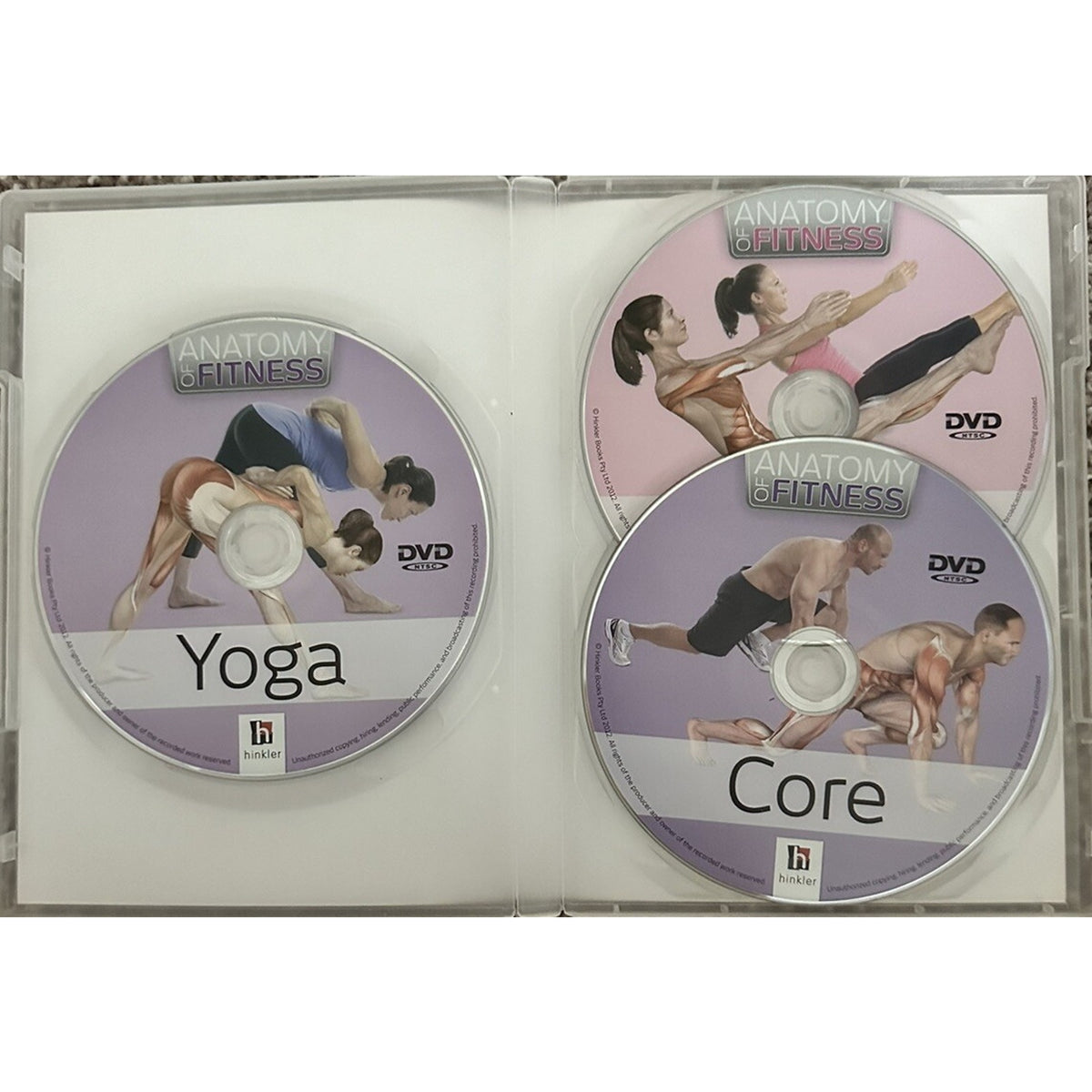 Anatomy of Fitness DVD Set – 3 Disc Workout Collection | Home Exercise Program