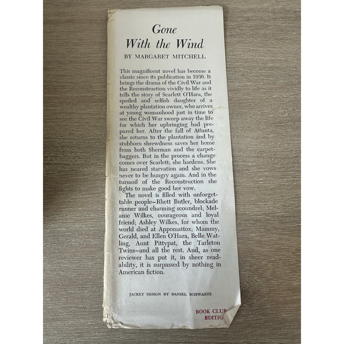 Gone With the Wind 1954 Hardcover Margaret Mitchell Vintage Book w Dust Jacket