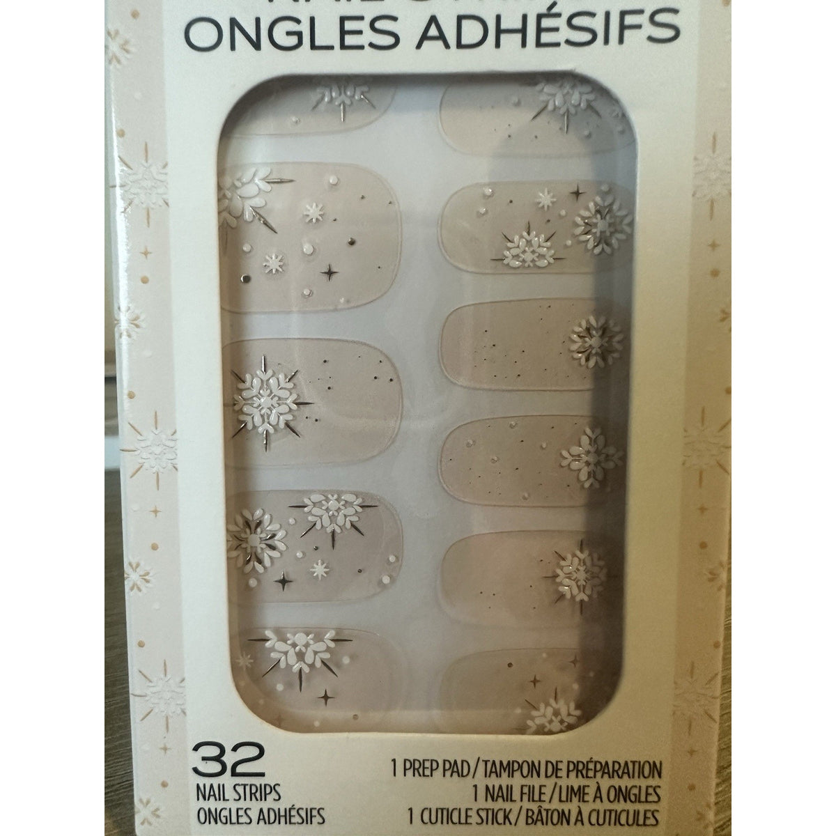 Sally Hansen Salon Effects Nail Strips Lot of 6 Marble Slate Blue Nail Wraps