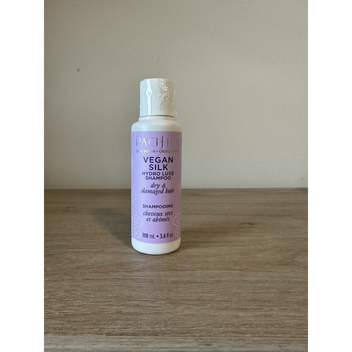 Pacifica Vegan Silk Hydro Luxe Shampoo 3.4oz 100ml Dry Damaged Hair