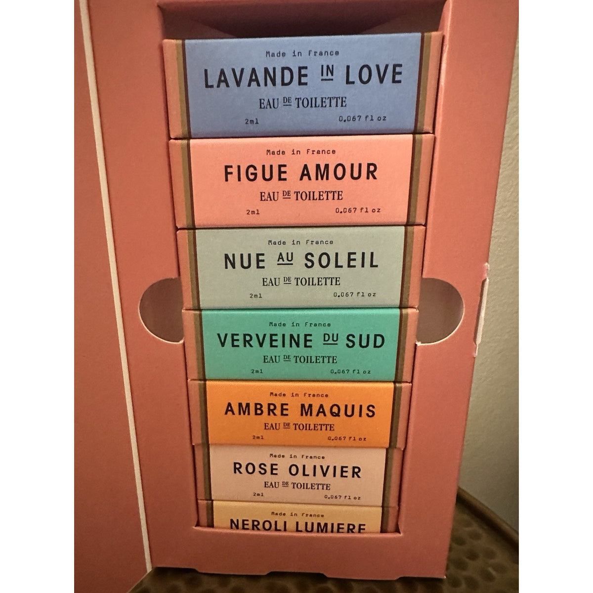Bastide Les Sept Merveilles Fragrance Discovery Set 7x2ml EDT Samples NEW
