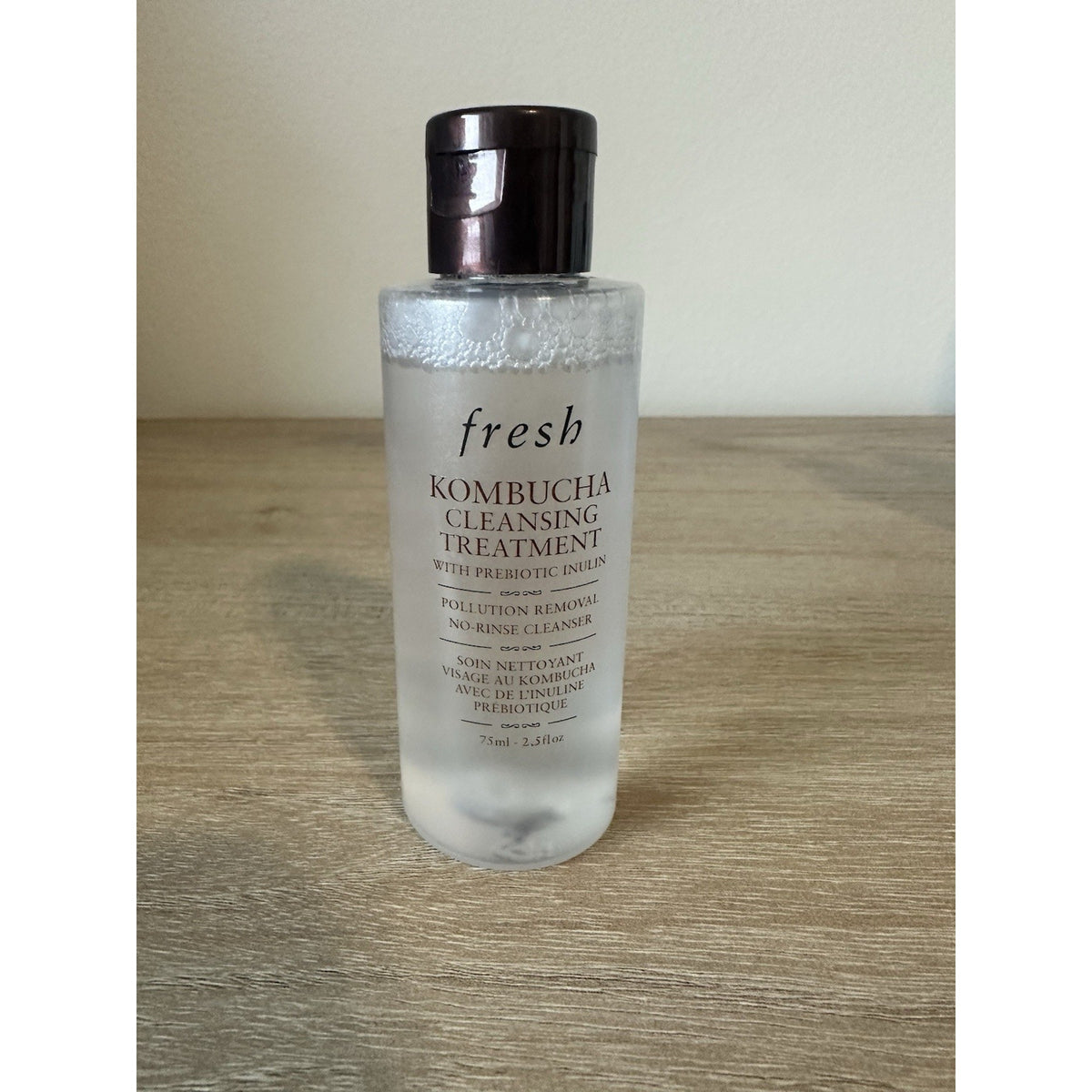 Fresh Kombucha Cleansing Treatment 2.5 oz 75ml No-Rinse Cleanser Travel Size NEW