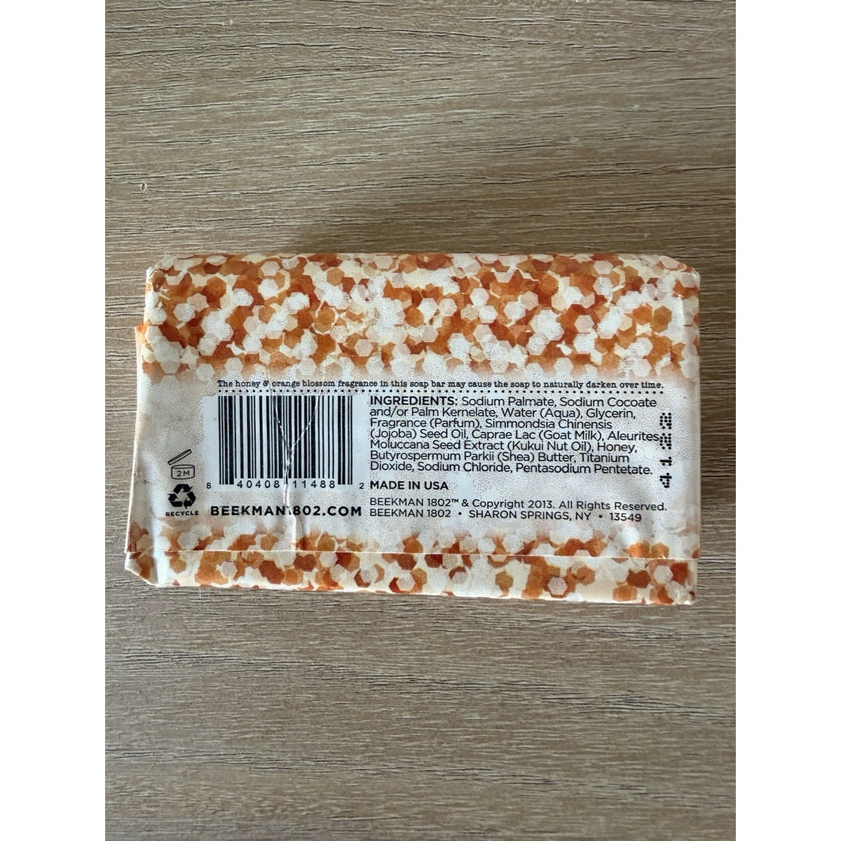 Beekman 1802 Honey Orange Blossom Goat Milk Soap 3 Bar Ribbon Gift Set
