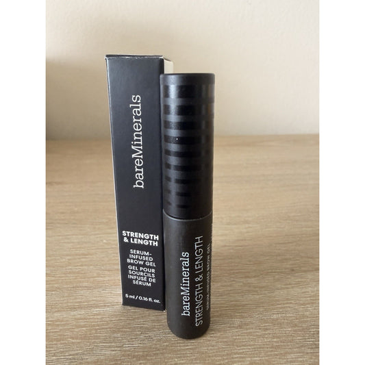 bareMinerals Strength & Length Brow Gel Chestnut 5ml New in Box