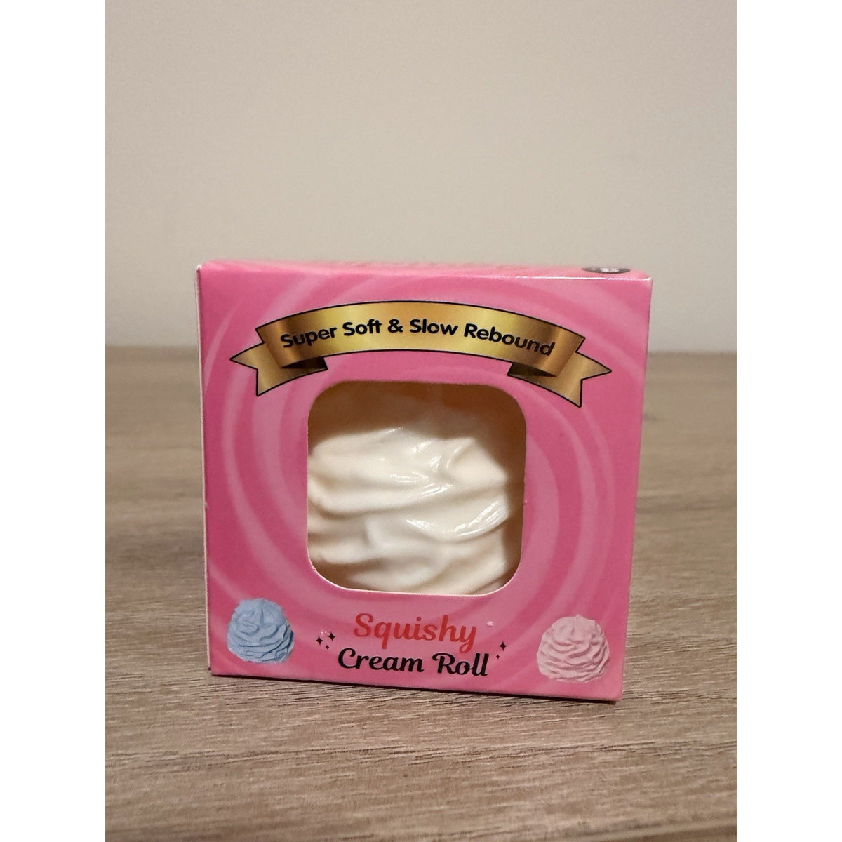 Cream Roll Squishy Vaseline White Super Soft Slow Rebound Sensory Stress Fidget Toy