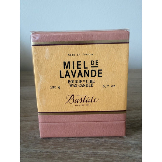 Bastide Miel de Lavande Honey Lavender Candle 6.7 oz 190g New Sealed