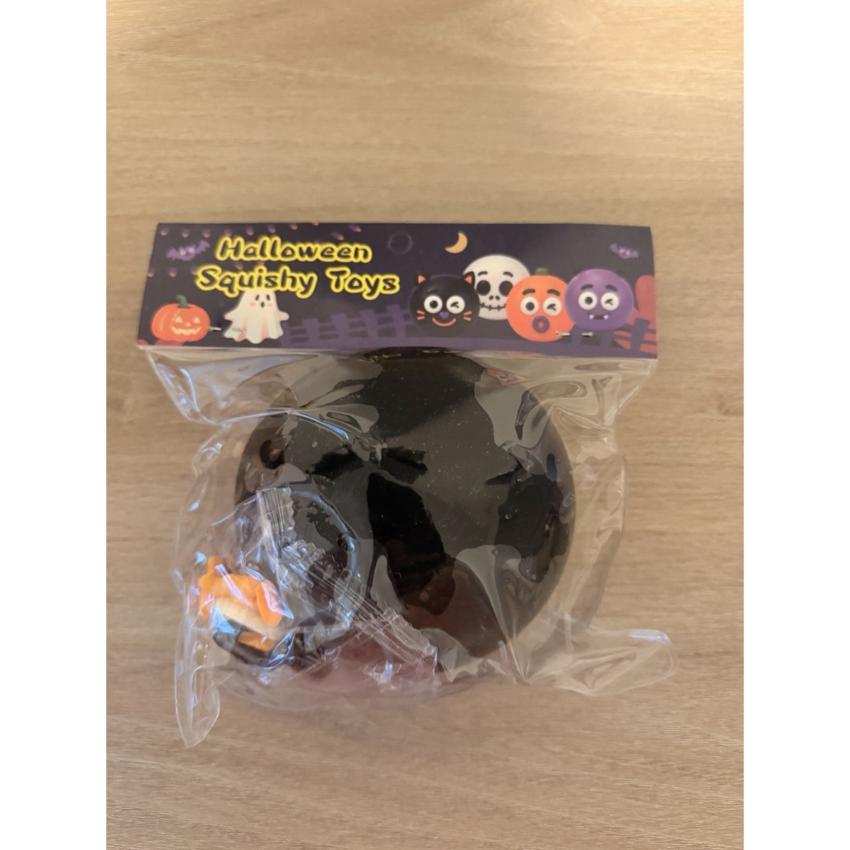 Halloween Black Cat Smusher-Style Face Swap Squishy Sensory Fidget Toy New