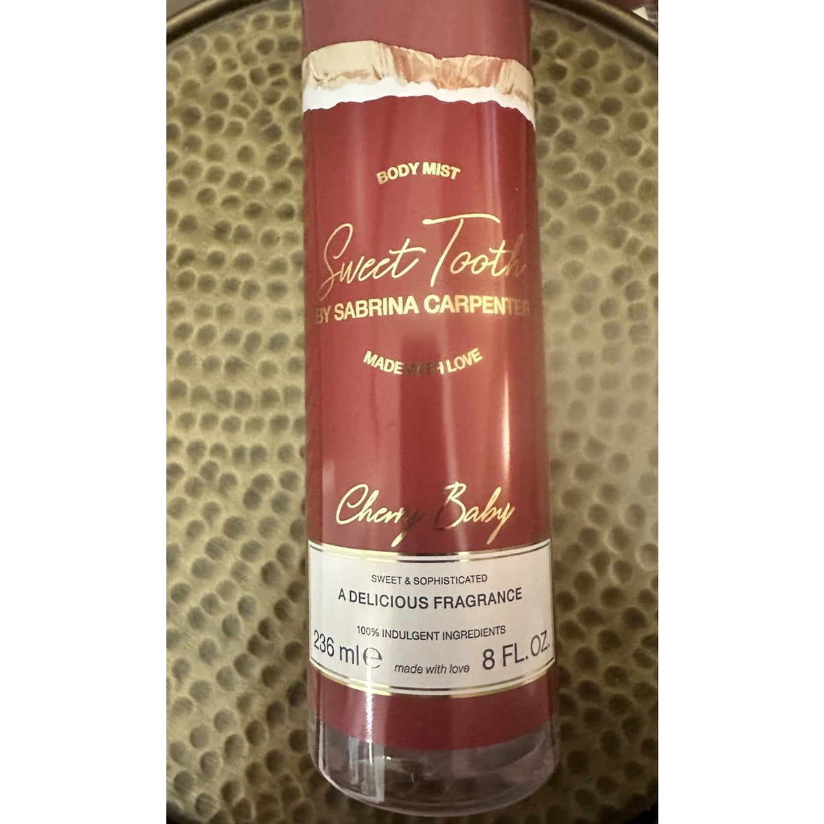 Sabrina Carpenter Sweet Tooth Body Mist Perfume Spray 8oz Cherry Baby
