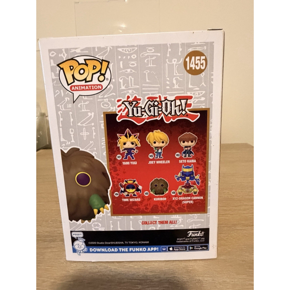 Funko Pop Yu-Gi-Oh Kuriboh 1455 Flocked Glow AAA Anime Exclusive Protector