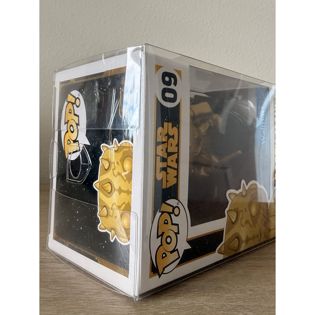 Funko POP! Star Wars Darth Maul #09 Gold Metallic Vinyl Figure Walmart Exclusive