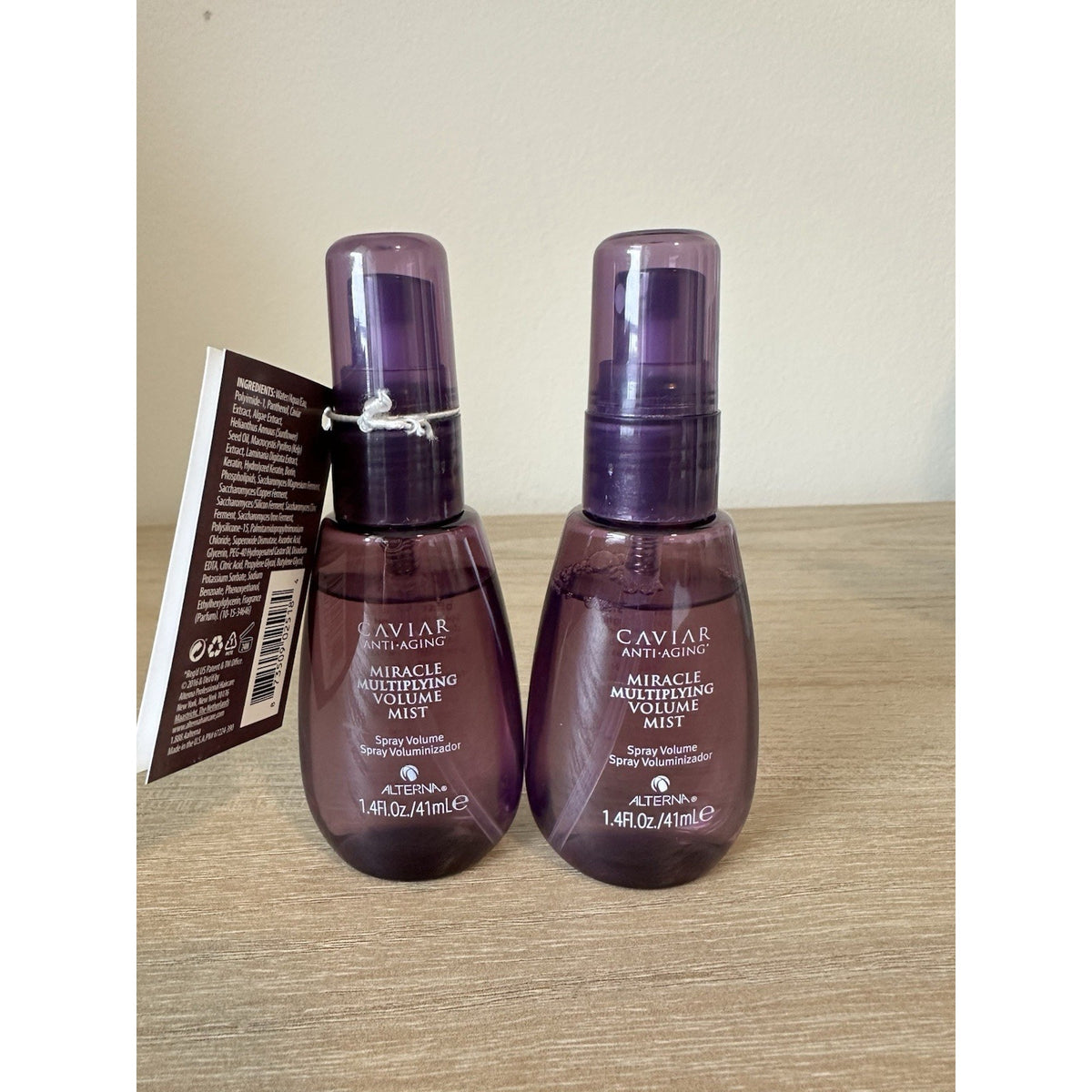 Alterna Caviar Volume Mist Travel Set + Pacifica Shampoo Bundle