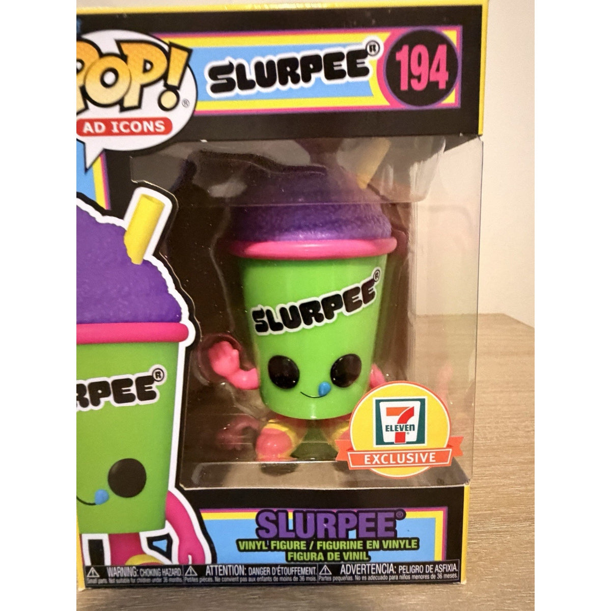 Funko Pop Slurpee 194 7-Eleven Exclusive Green Cup Ad Icons w/ Protector