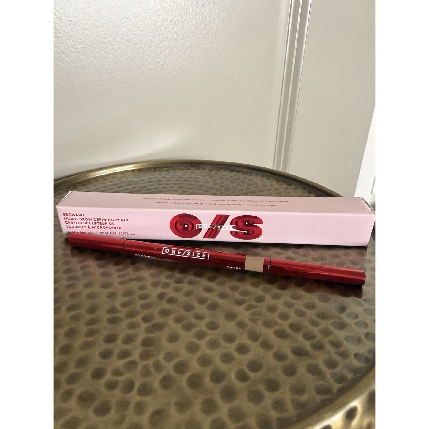 ONE/SIZE BrowKiki Micro Brow Defining Pencil 02 Taupe NIB Waterproof Vegan