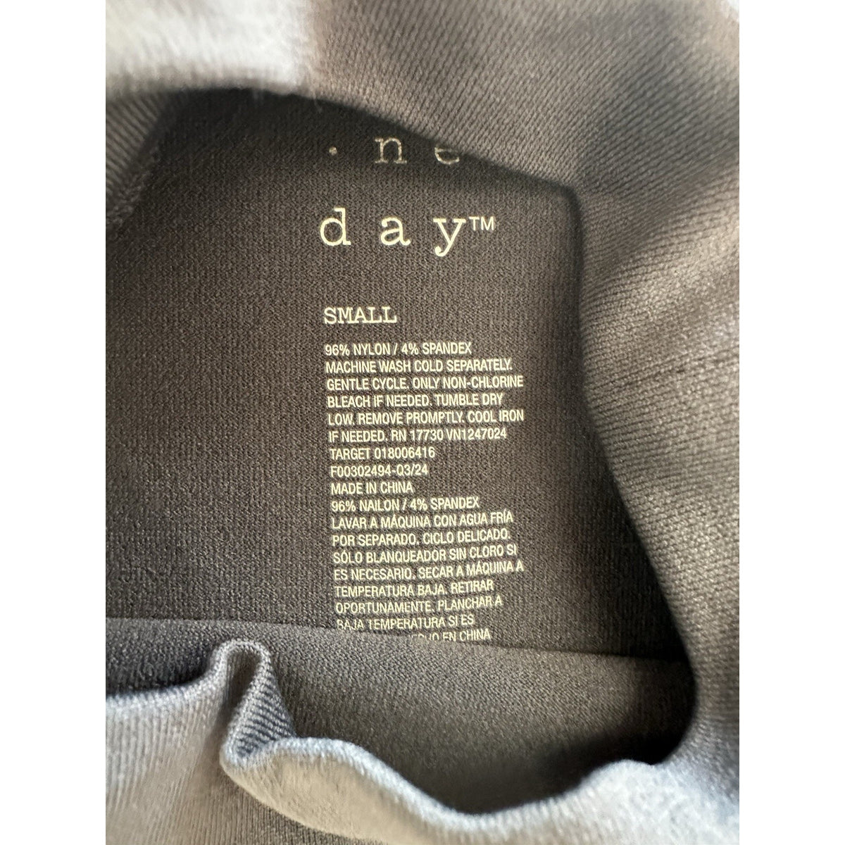 A New Day Women’s Gray Sleeveless Bodysuit XS & S New With Tags