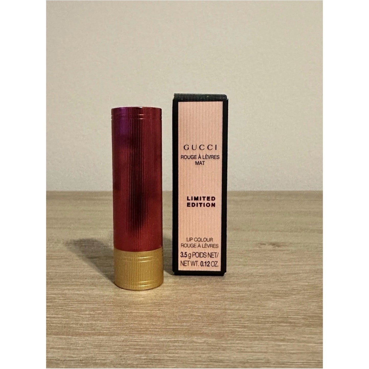 Gucci Rouge À Lèvres Mat Limited Edition 505 Janet Rust Lipstick 3.5g New