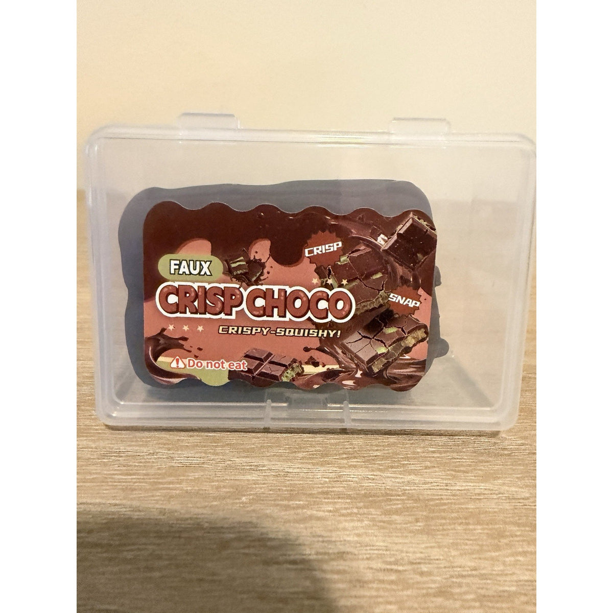 Faux Crisp Choco Crispy Squishy Chocolate ASMR Crack Crunch Sensory Fidget