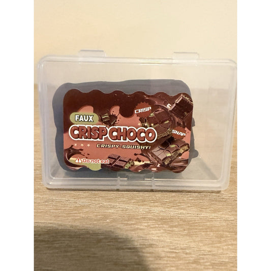 Faux Crisp Choco Crispy Squishy Chocolate ASMR Crack Crunch Sensory Fidget