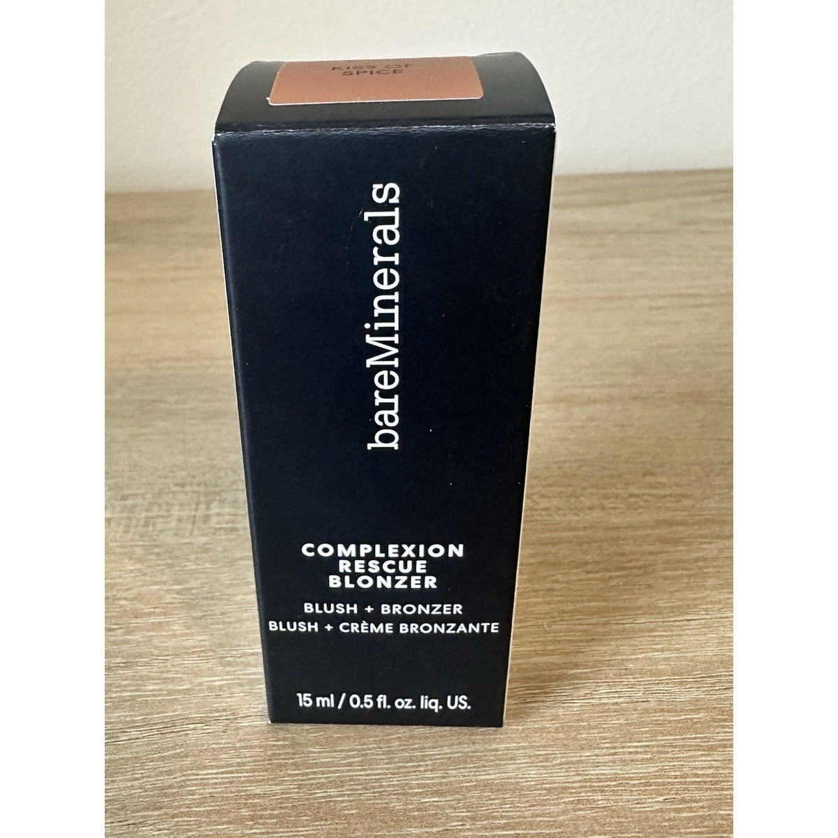 bareMinerals Complexion Rescue Blonzer Kiss of Spice Blush Bronzer 0.5 oz NEW