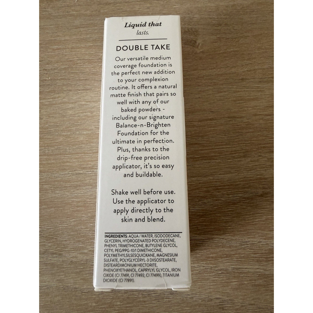 Laura Geller Double Take Liquid Foundation Light 1 oz 30ml New Sealed Box