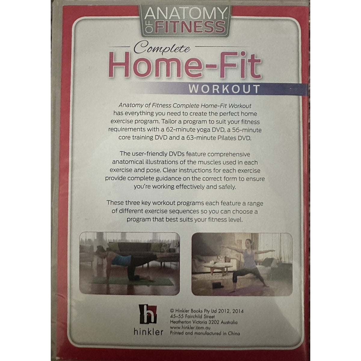 Anatomy of Fitness DVD Set – 3 Disc Workout Collection | Home Exercise Program