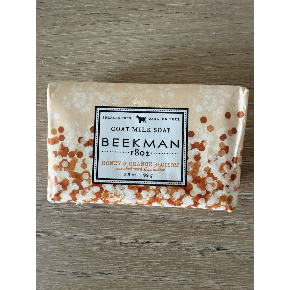 Beekman 1802 Honey Orange Blossom Goat Milk Soap 3 Bar Ribbon Gift Set