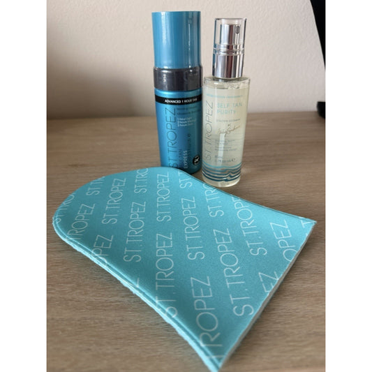 St Tropez x Ashley Graham Golden Getaway Self Tan 3 Pc Mousse Mist Mitt