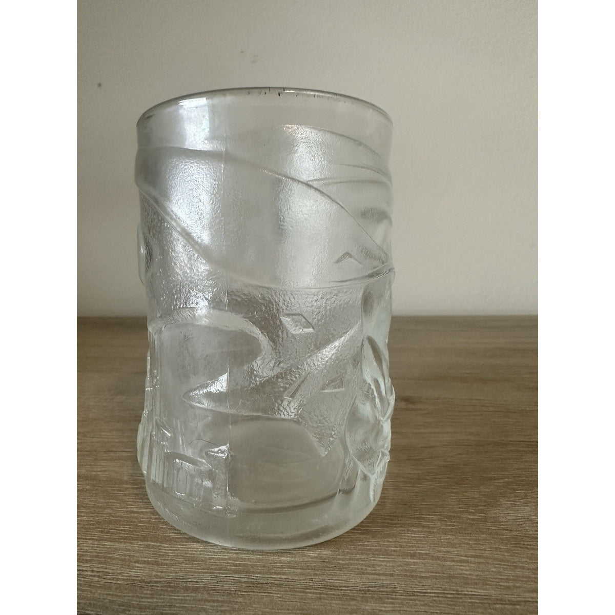 McDonald’s Batman Forever Glass Mug 1995 DC Comics Frosted Movie Promo
