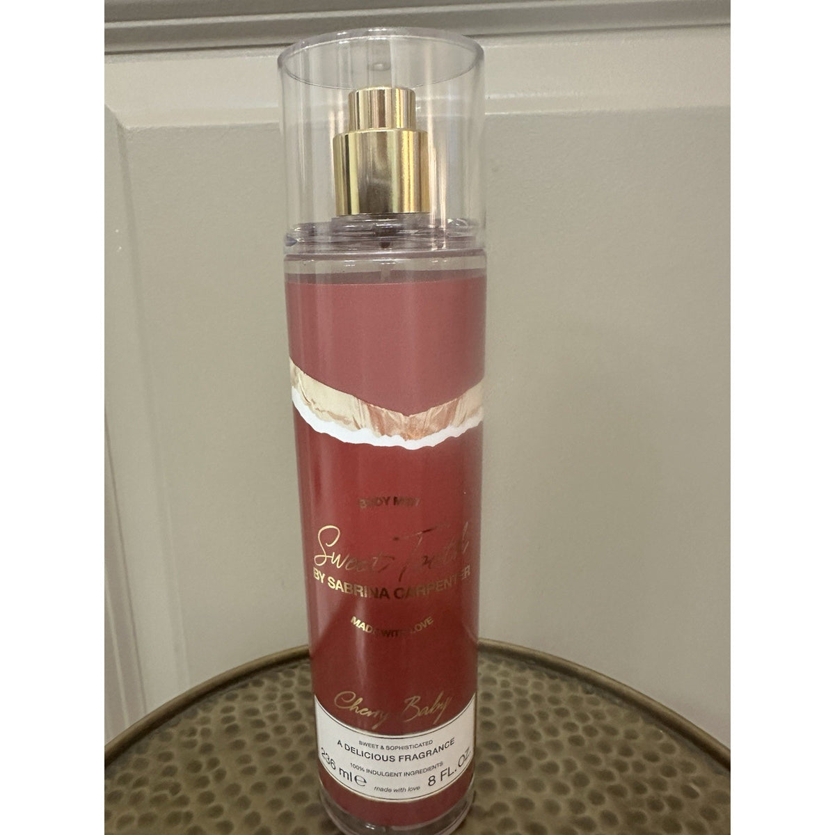 Sabrina Carpenter Sweet Tooth Body Mist Perfume Spray 8oz Cherry Baby