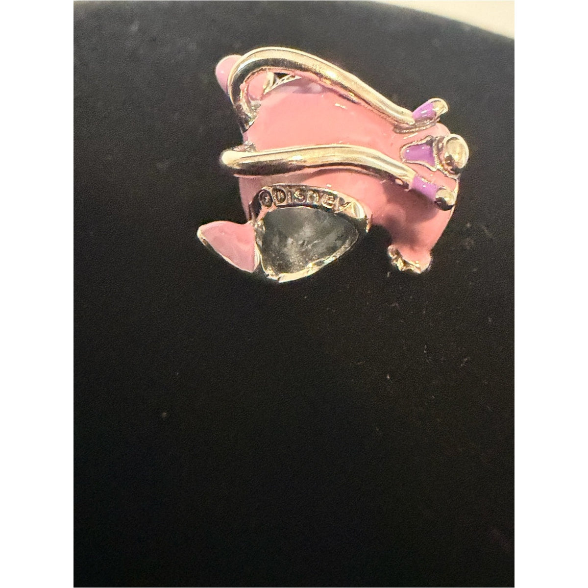 Pandora Pink Stitch Winking Enamel Charm