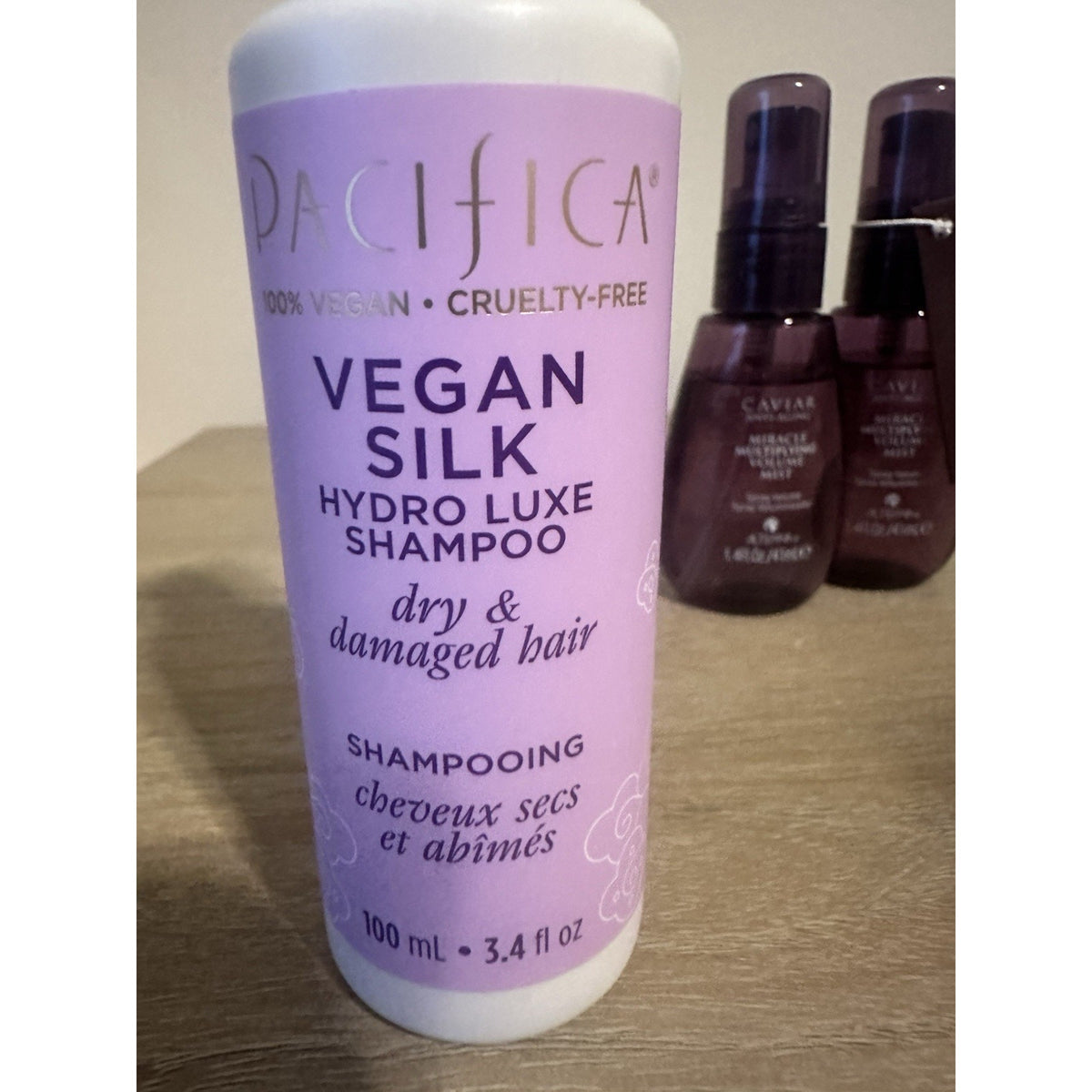 Alterna Caviar Volume Mist Travel Set + Pacifica Shampoo Bundle