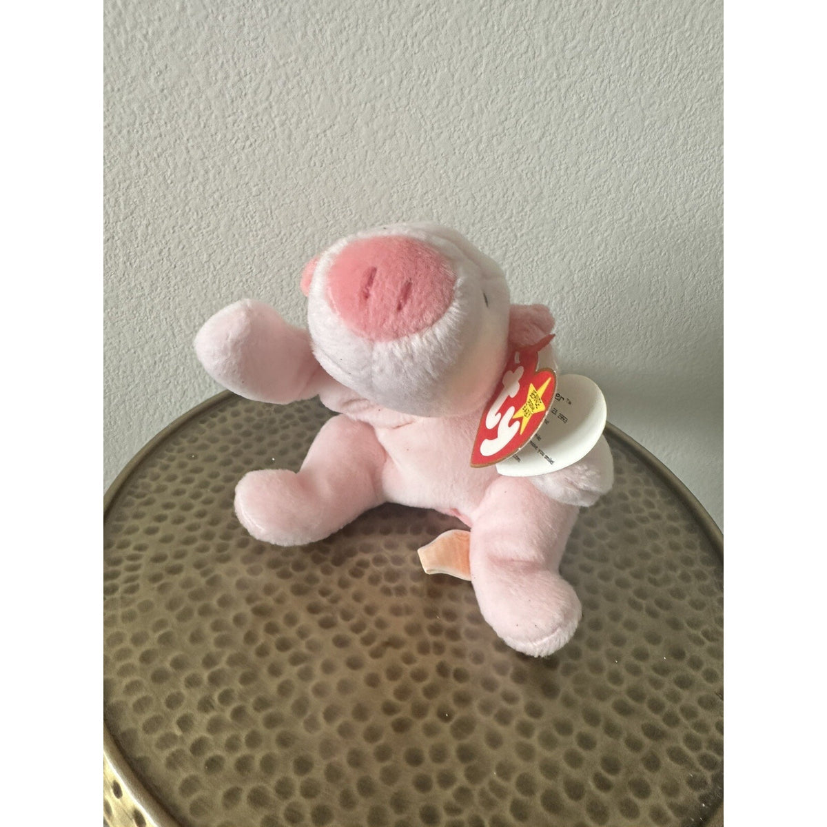 Ty Beanie Babies 1993 Squealer The Pig Plush Toy P.e.