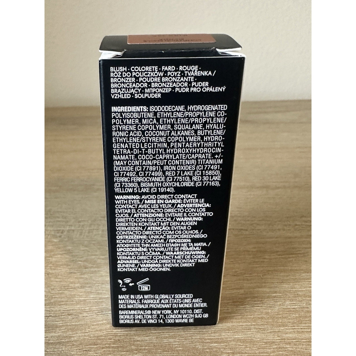 bareMinerals Complexion Rescue Blonzer Kiss of Spice Blush Bronzer 0.5 oz NEW