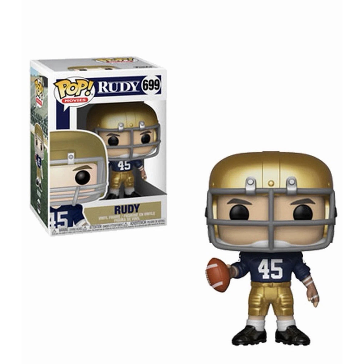 Funko POP! Rudy #699 Sean Astin Notre Dame Football Vaulted 2018 Vinyl