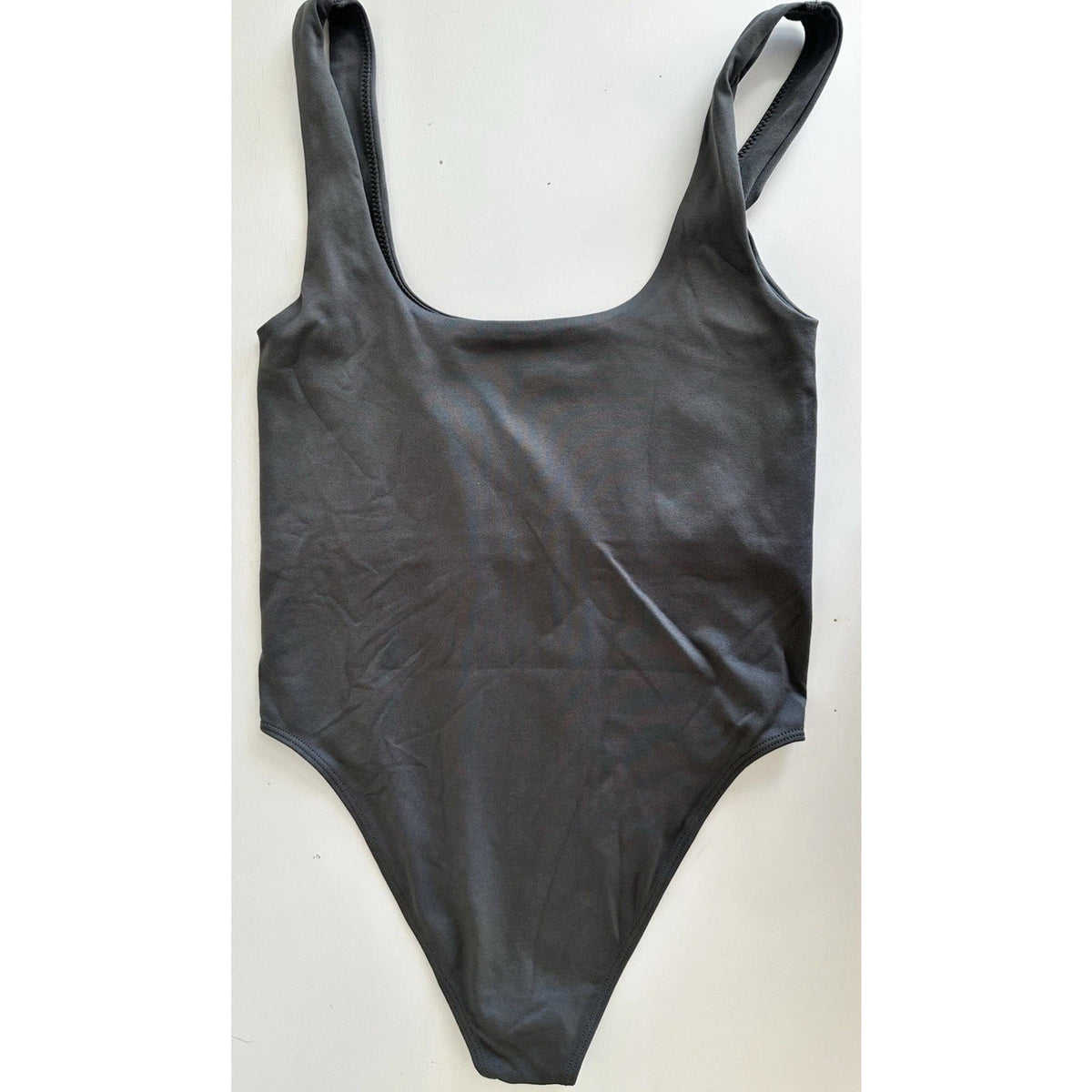 A New Day Women’s Gray Sleeveless Bodysuit XS New With Tags
