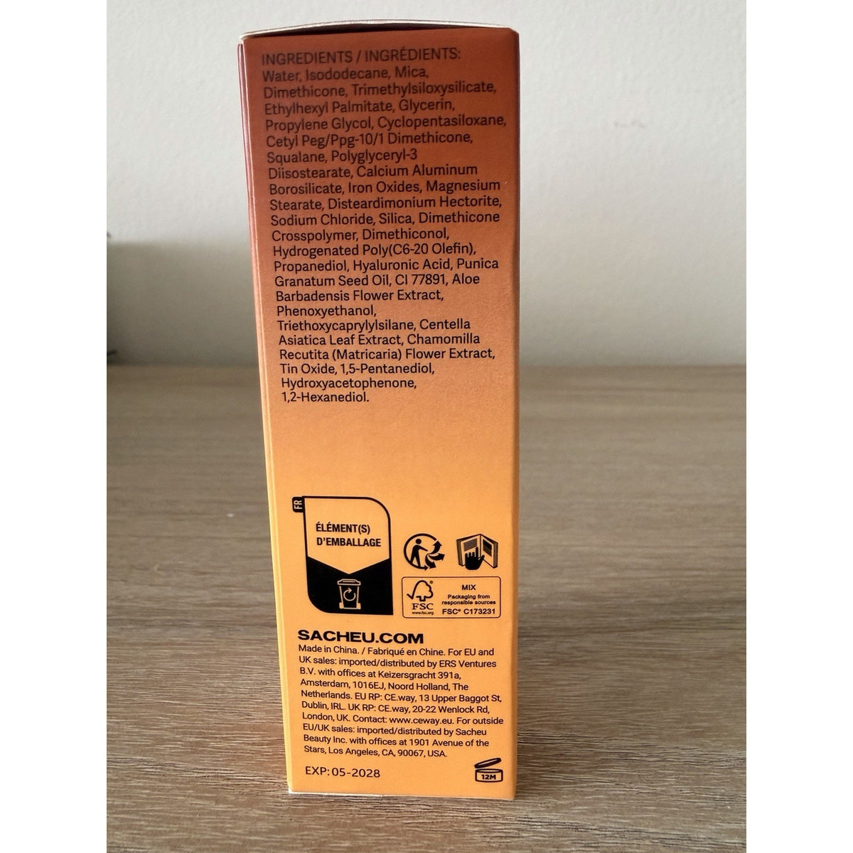 SACHEU Liquid Glow STAY-N Toasty Glaze 06 0.94 oz New Exp 2028