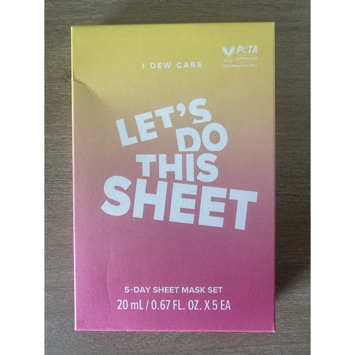 K Beauty Skincare Set Sheet Masks 5pc + Shield Fixer Spray Hydrating