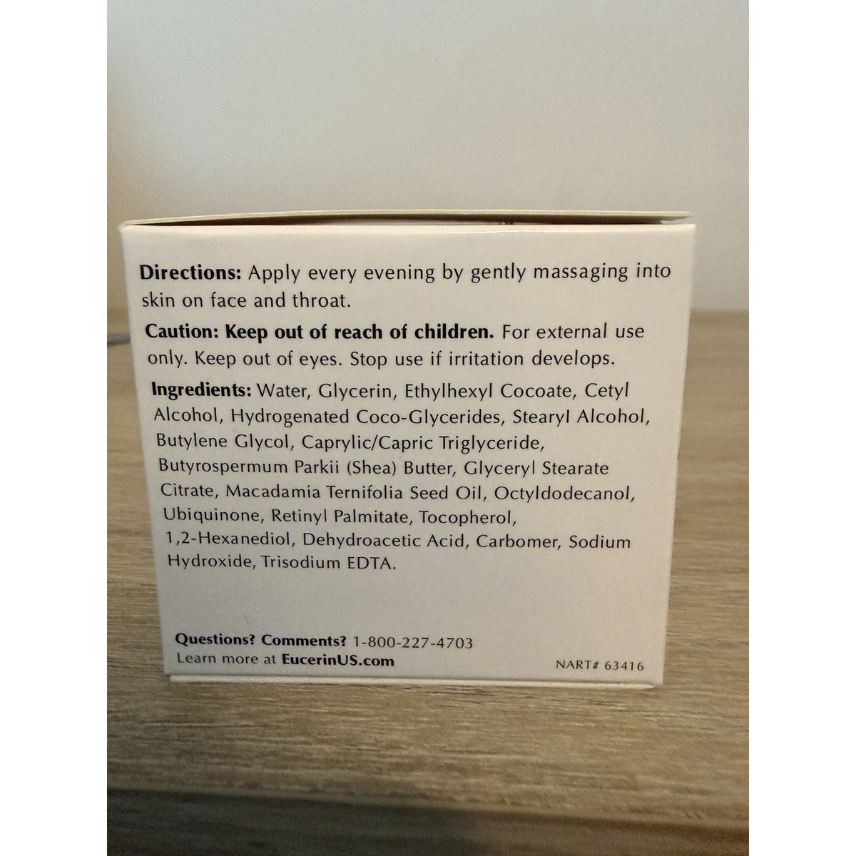 Eucerin Q10 Anti Wrinkle Pro Retinol Night Cream 1.7oz NEW Sealed