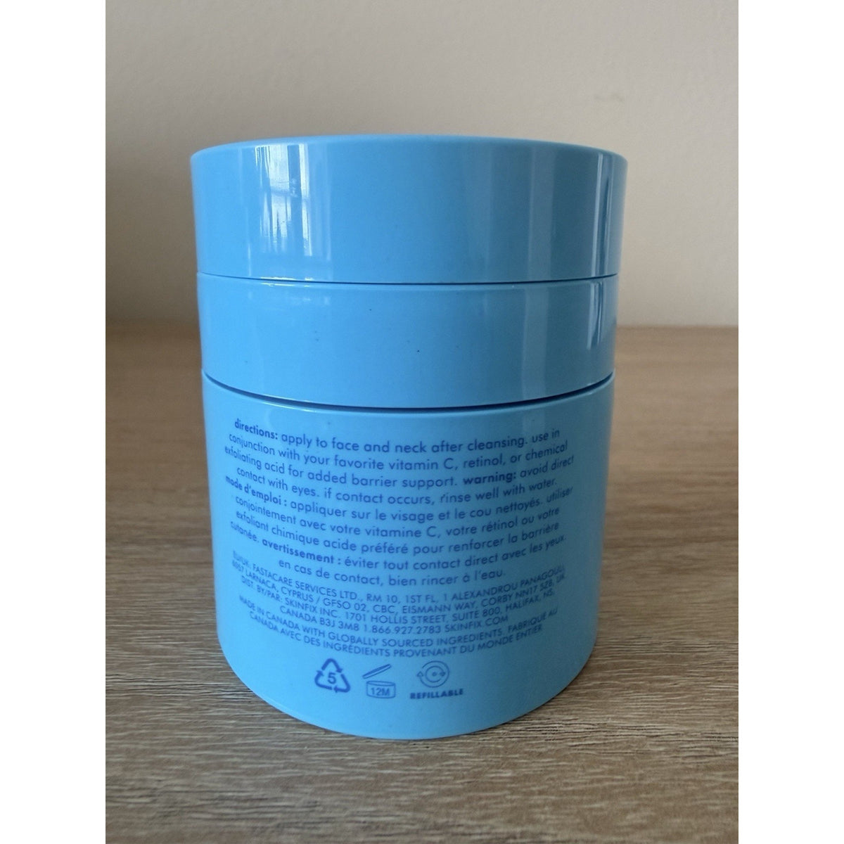 Skinfix Barrier+ Triple Lipid-Peptide Cream 1.7 oz 50 mL Refillable