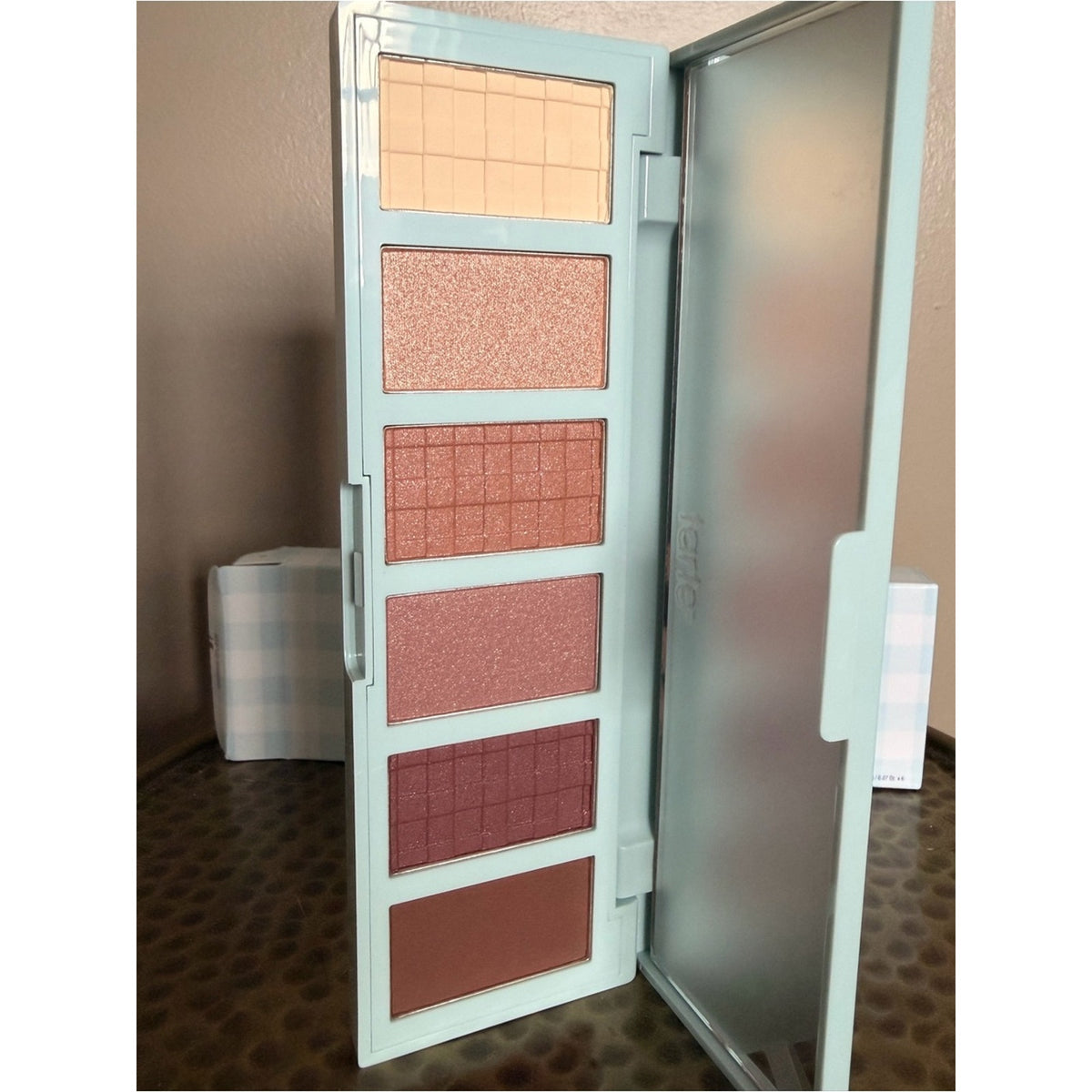 Tarte Retro Remix Amazonian Clay Eyeshadow Palette 6 Pan Neutral Shimmer Matte