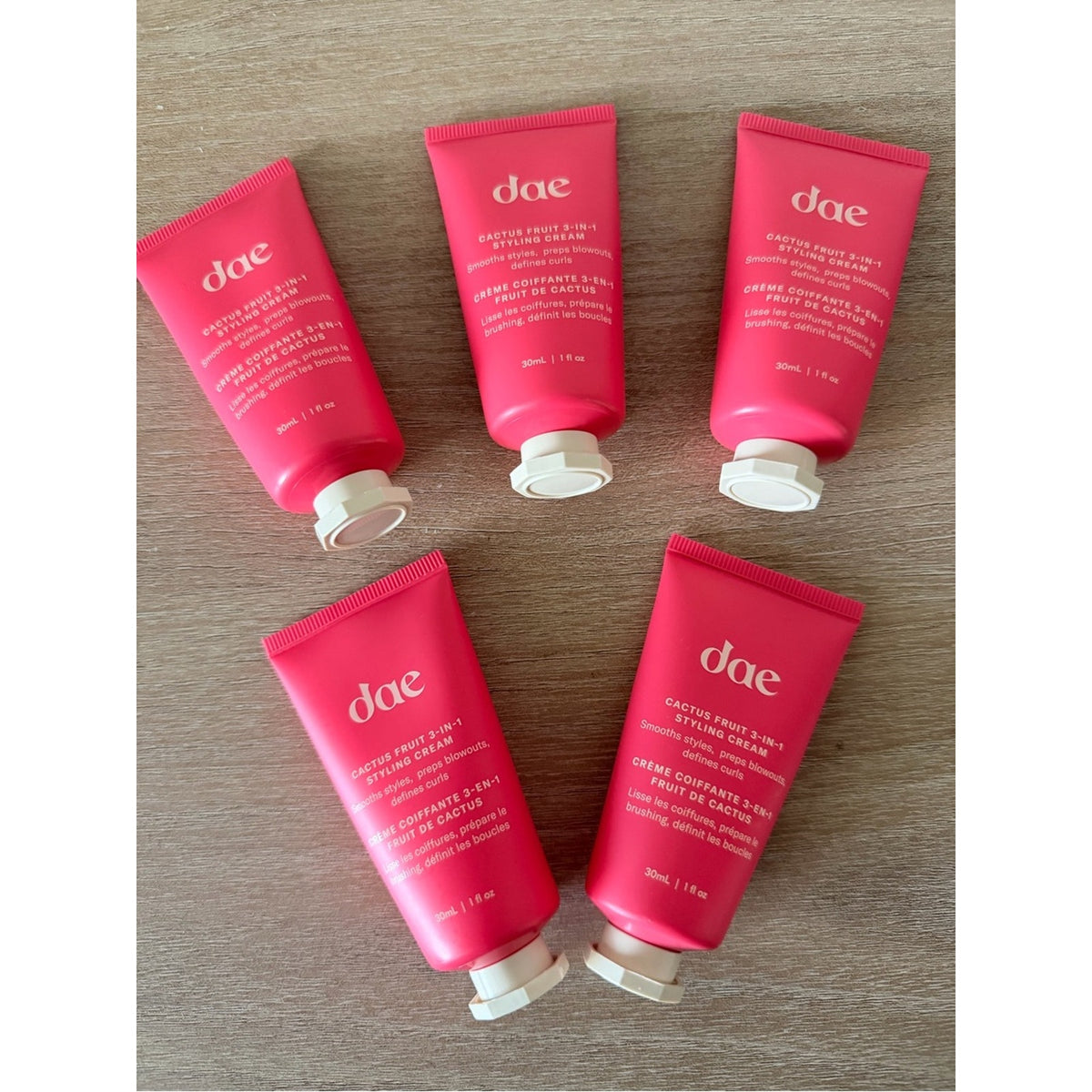 Dae Cactus Fruit 3-in-1 Styling Cream Travel Size Lot of 5 New Sealed