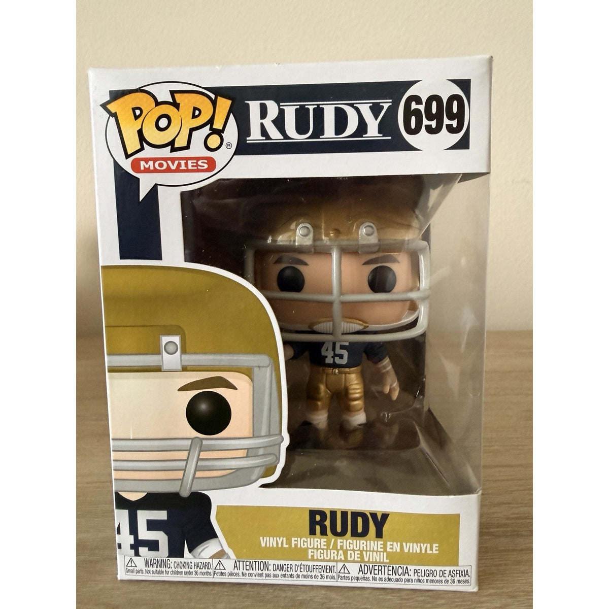 Funko POP! Rudy #699 Sean Astin Notre Dame Football Vaulted 2018 Vinyl