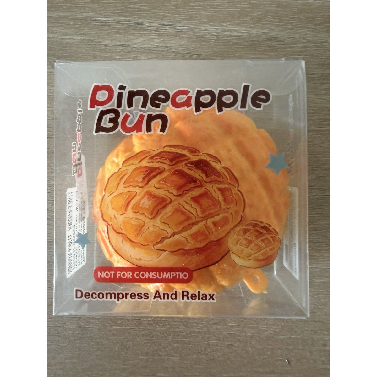 Crunchy Pineapple Bun Squishy Sensory Squeeze Fidget Stress Relief Toy New