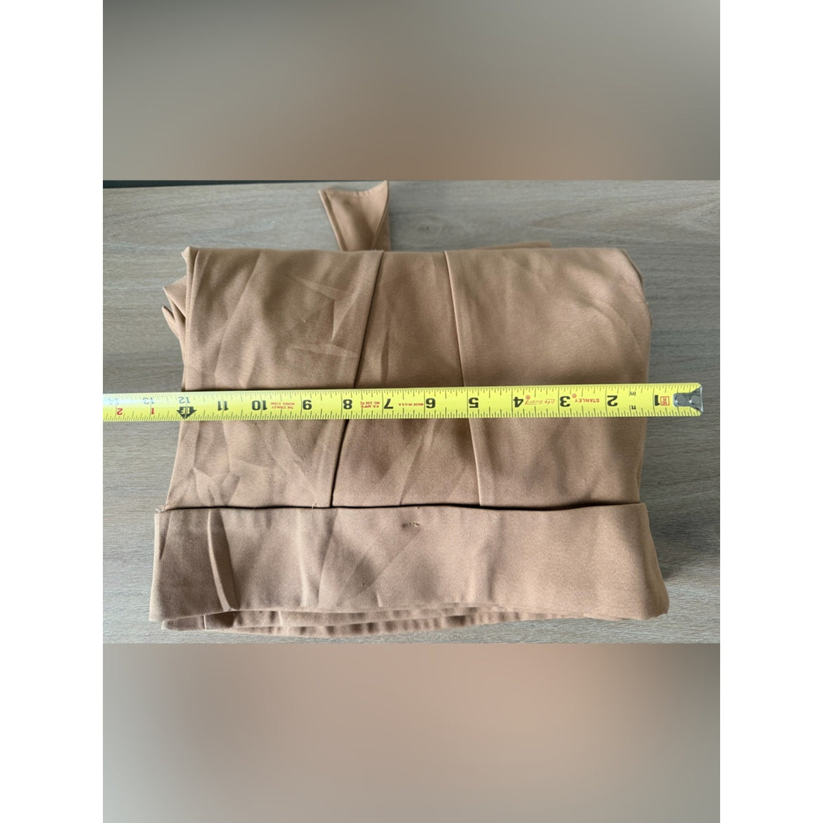 Cupshe Tan Wide Leg Tie Waist Palazzo Pants Size Small