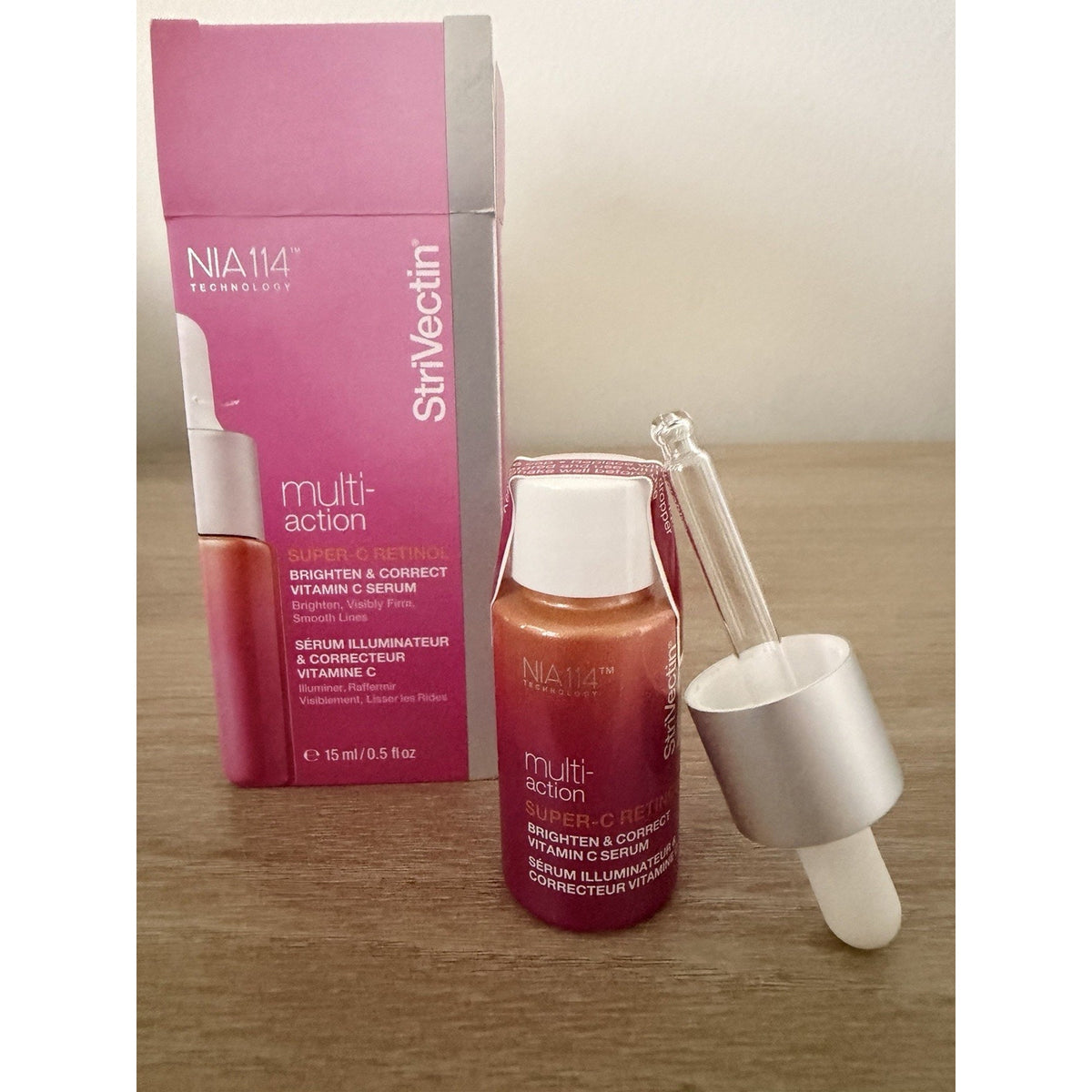 StriVectin Super-C Retinol Brighten Correct Serum 0.5oz NEW