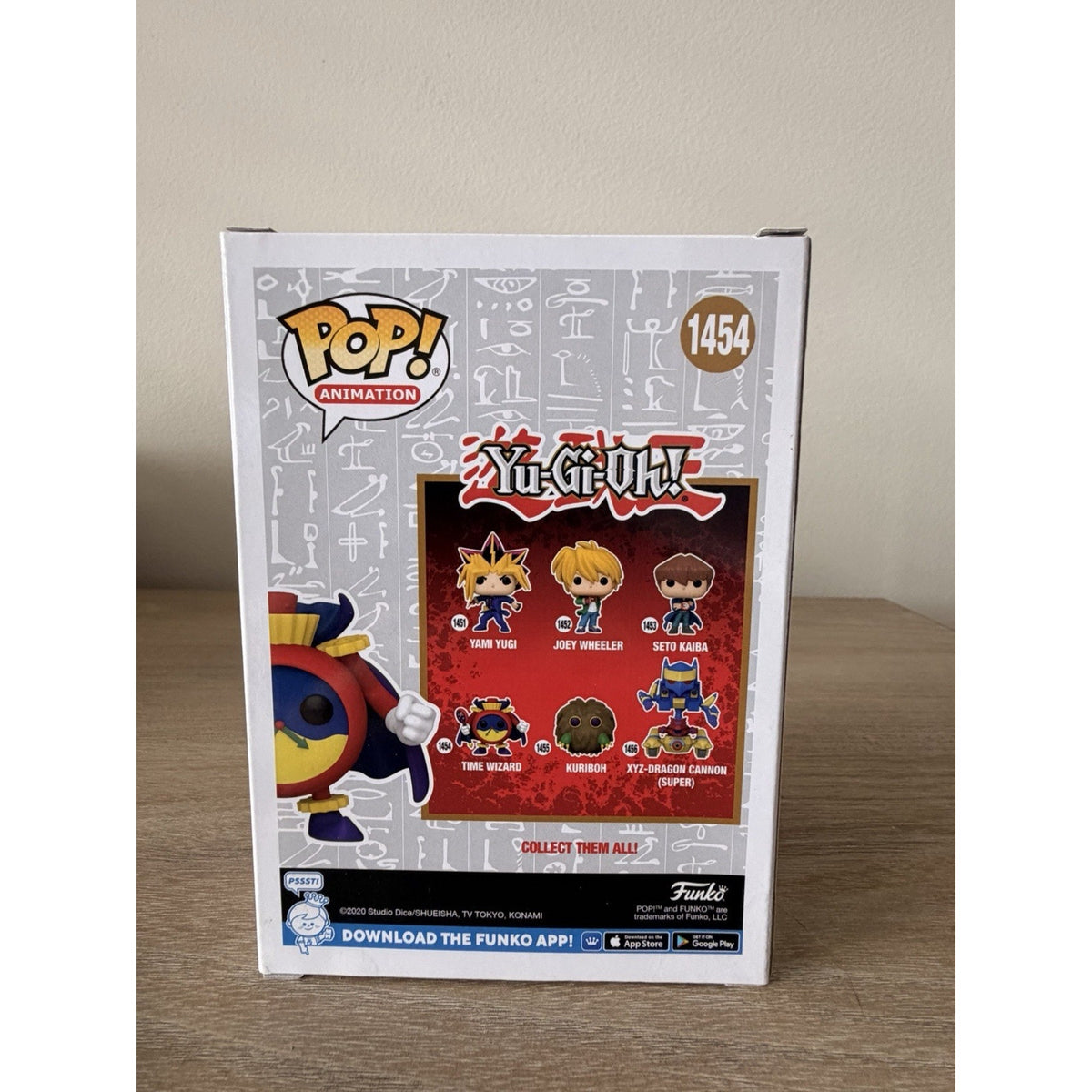 Funko Pop! Yu-Gi-Oh! Time Wizard #1454 Vinyl Figure w/ Protector