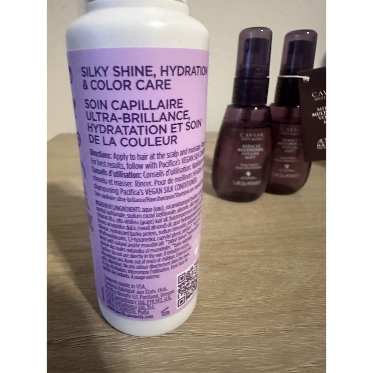 Alterna Caviar Volume Mist Travel Set + Pacifica Shampoo Bundle