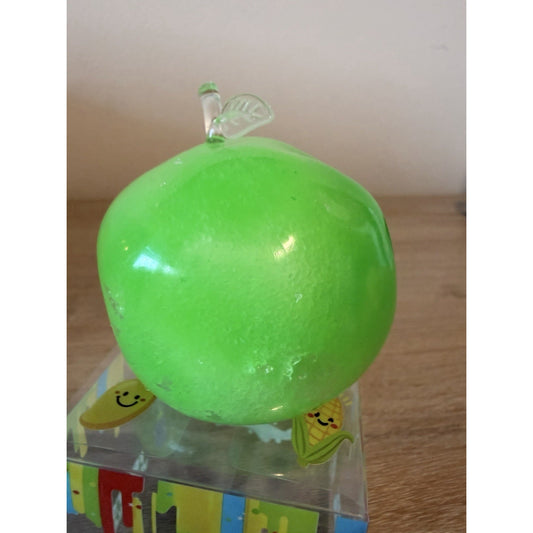 Green Apple Slushy Squishy Non-Bounce Moldable Sensory Fidget Toy With Box
